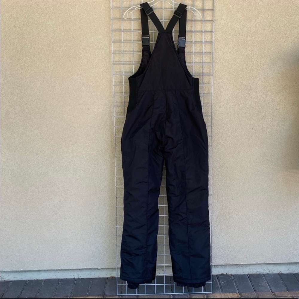 Black Outdoor Full Body Snow Skiing Overalls Bib